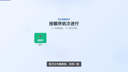 录取批次:提前批